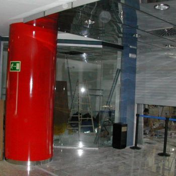 instalaciones de aluminio para cines